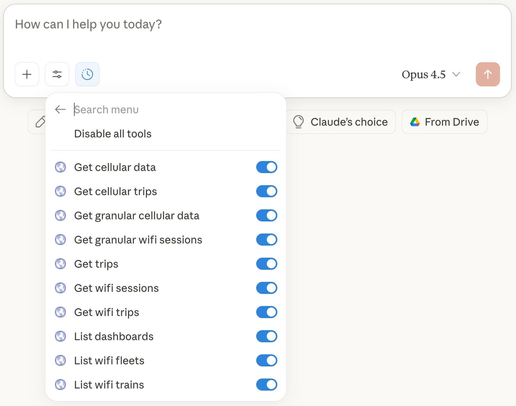 Enable all tools